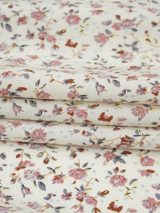 Штапель Бетти цв.кремовый, ш.1.45м, вискоза-100%, 100гр/м.кв - Купава фото 15