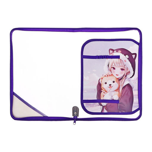 Папка для труда, А4, пластиковая, 23×32.5×2.5 см «Аниме»