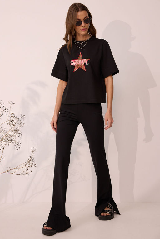 Футболка LYUSHe 4114 черный  фото 8