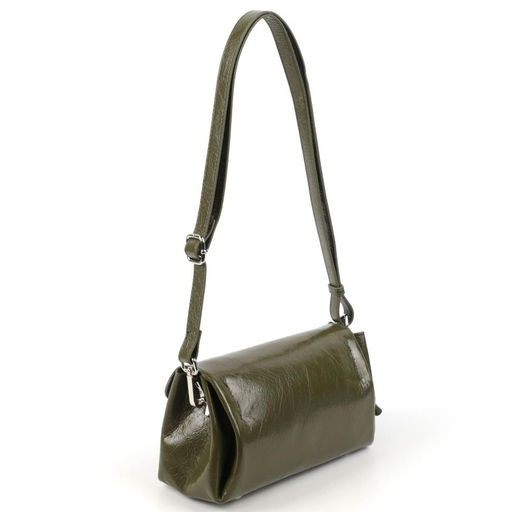 Женская кожаная сумка бочонок через плечо 0025-6 - Cidirro фото 3