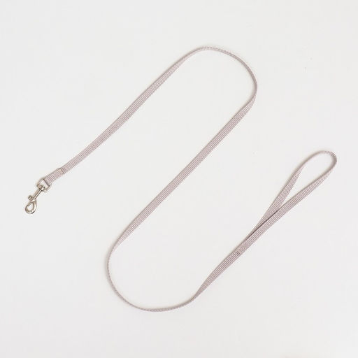 Комплект амуниции с мягкой шлейкой, поводок 120 х 1 см, ОГ 34-58 см, синяя клетка - Пижон фото 9