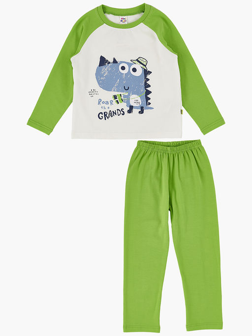 Пижама для мальчика UD 1151 салатовый