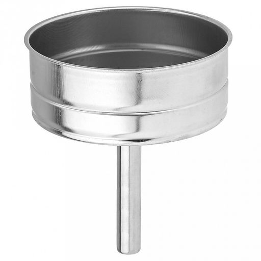 Кофеварка из нержавеющей стали, гейзерная, на 6 чашек, 370мл д9,5см h19,5см, бакелитовая ручка, подарочная коробка (Китай)