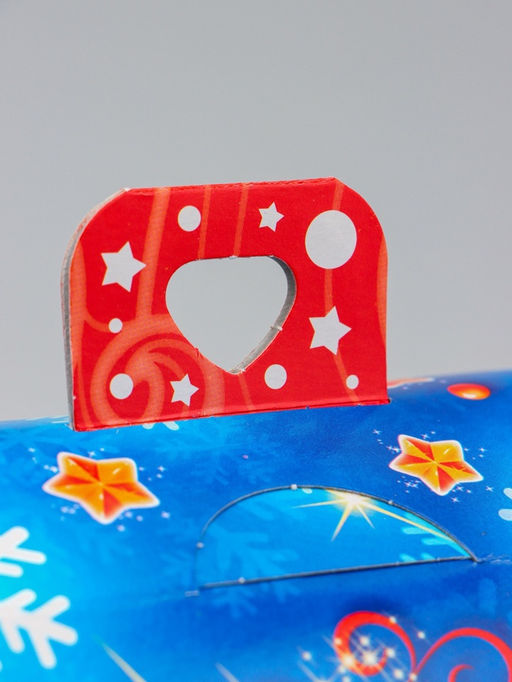 Цена за 5 шт. Коробка подарочная новогодняя «Новый год» 17×19×9.5 см