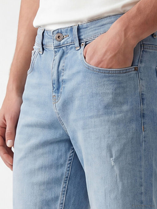 Slim Fit Erkek Jean ?ort