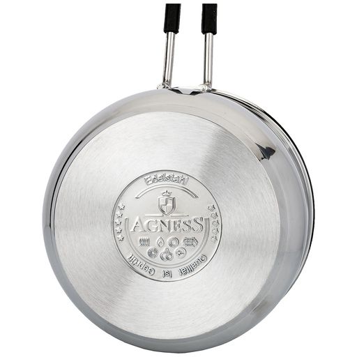 КОВШ AGNESS МОНБЛАН 16Х10 СМ, 2 Л, НЕРЖ СТАЛЬ ИНДУКЦИОННОЕ ДНО  фото 2