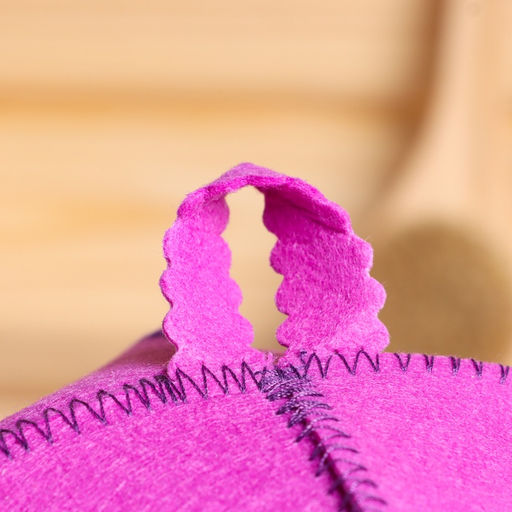 Шапка для бани и сауны «Классическая», полиэфир, сиреневая, «Добропаровъ»