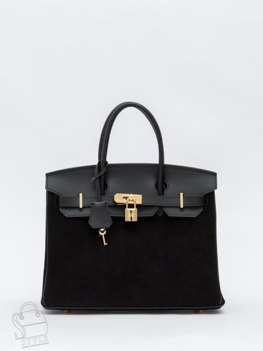 Сумка женская кожаная 30BK black Polina&Eiterou