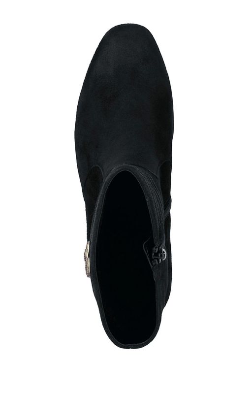 Замшевые полусапожки GABOR, черные  фото 4
