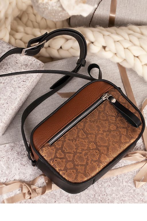 Сумка женская Ц-447.41 сигаро+черный - Protege фото 4