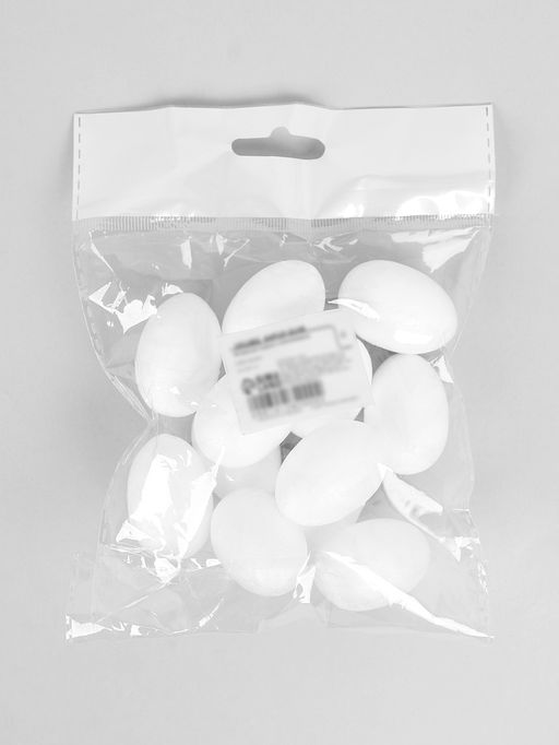 Яйцо из пенопласта (набор 12 шт.), размер 1 шт. 2.5?4