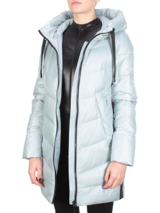 GWD202821 LIGHT GRAY Пальто зимнее облегченное ICEBEAR (150 гр. холлофайбер) - Fashion фото 9