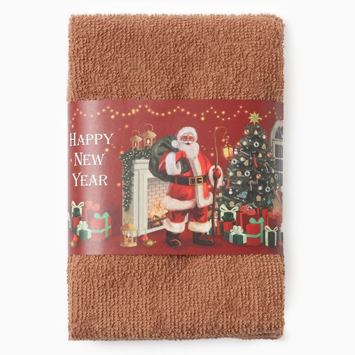 Набор махровых полотенец Этель. Санта, 30?30 см - 3 шт., хлопок 100%