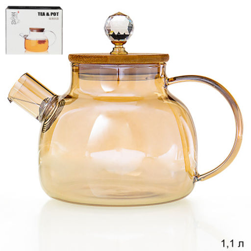 Чайник заварочный 1000 мл / LE-445 /уп 48/ - Галеонтрейд фото 2