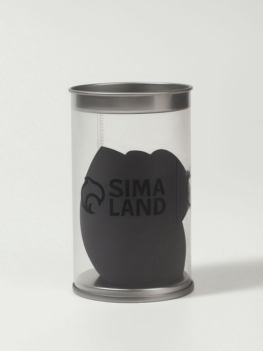 Цена за 2 шт. Спонжи для макияжа, в футляре, 2 шт., чёрные