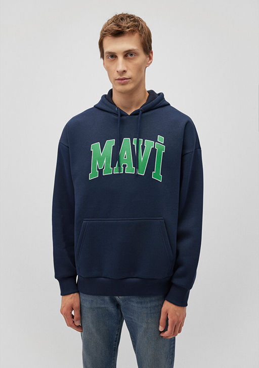 Mavi Logo Bask?l? Lacivert Sweatshirt  фото 3