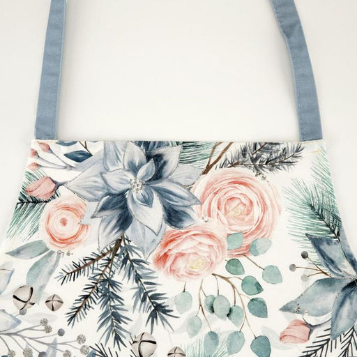 Фартук Этель Christmas flowers 60х70см, 100% хл, саржа 190 гр/м2  фото 2