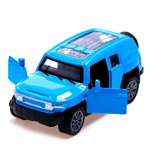 Машина металлическая Крузер, 1:48, инерция, открываются двери, цвет синий - Автоград фото 3