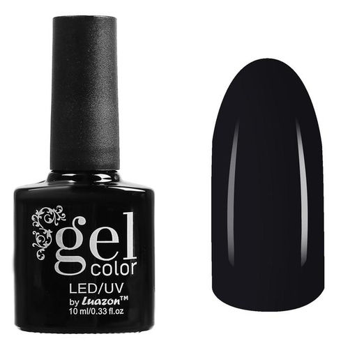 Гель-лак для ногтей трёхфазный LED/UV, 10 мл, В2-057 черный