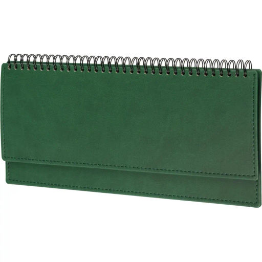 Планинг датированный 2026, зеленый 303х150 мм, 120 стр,АТТАСНЕ Вива