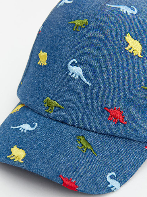 Dinozor Bask?l? Erkek Bebek Kep ?apka - Waikiki фото 2