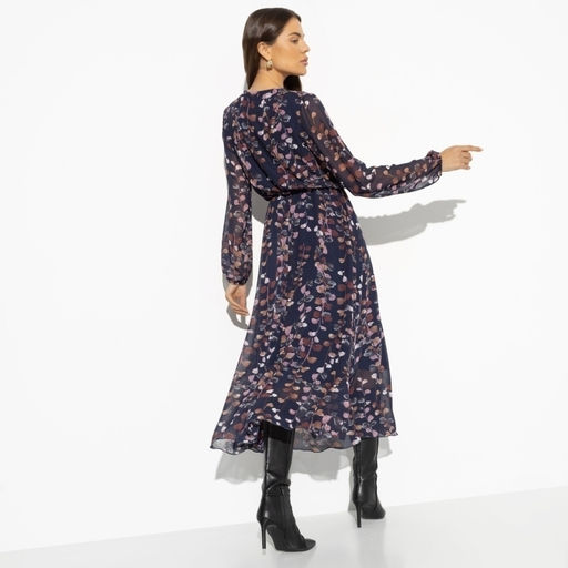 Платье из полупрозрачной ткани на подкладе Летящие мгновения (new) - Charutti фото 5