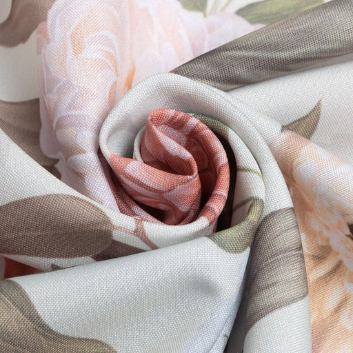 Комплект штор для кухни с подхватами Этель Цветущий сад 145?180 см - 2 шт., 100% п/э