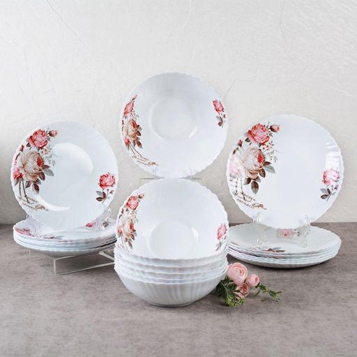 Столовый набор 19 предметов / 19/758578/XN (6916) /уп 2/ серия Чайная роза - Галеонтрейд фото 23