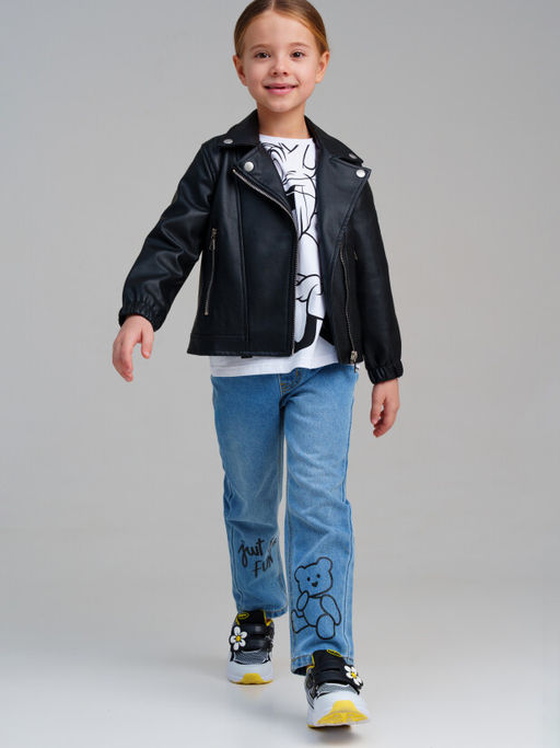 PlayToday / Куртка из экокожи для девочки  фото 5