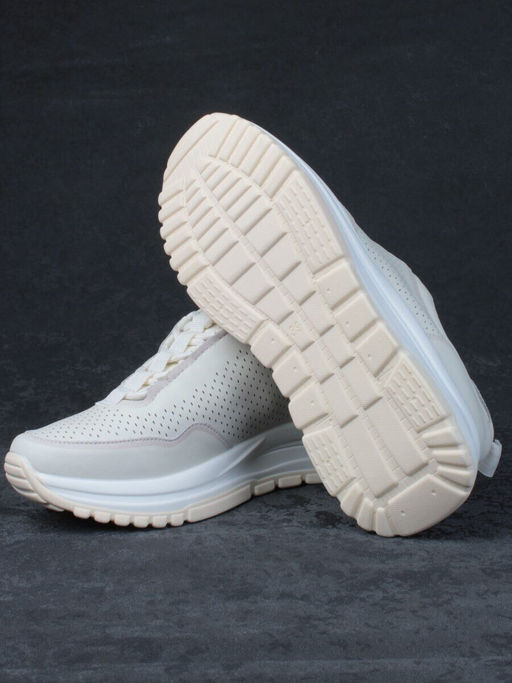 05-PDL250-2 LT. BEIGE Кроссовки женские (натуральная кожа)
