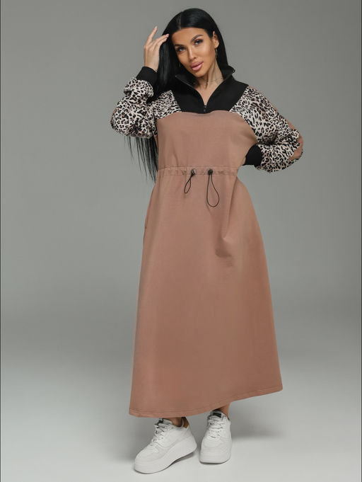 Луиза платье женское (оливковый) - Lovetex фото 10