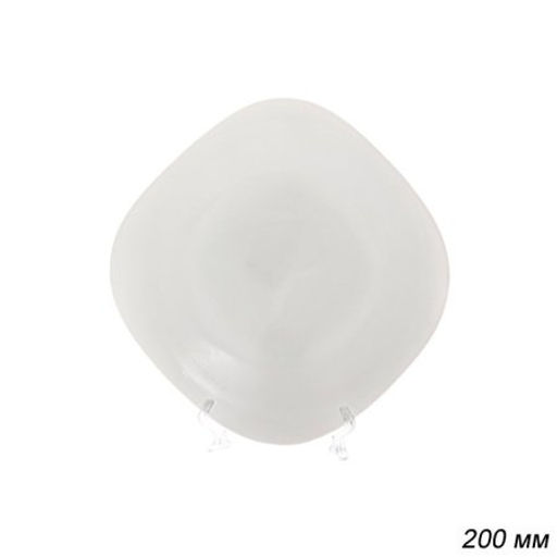 Тарелка квадратная 200 мм белая / FP-80XN (WHITE) /уп 6/48/ - ГалеонТрейд фото 2