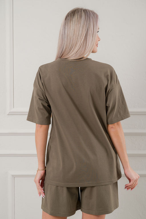 Пижама женская из кулирки Дива болотный - Амадэль фото 6