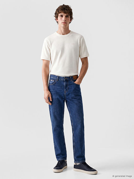 7145 Baggy Fit Erkek Jean Pantolon - Waikiki фото 2