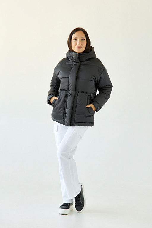 Куртка женская зимняя 25404 (графит)