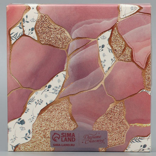 Цена за 5 шт. Кондитерская упаковка, коробка «Wonderful», 14×14×3.5 см