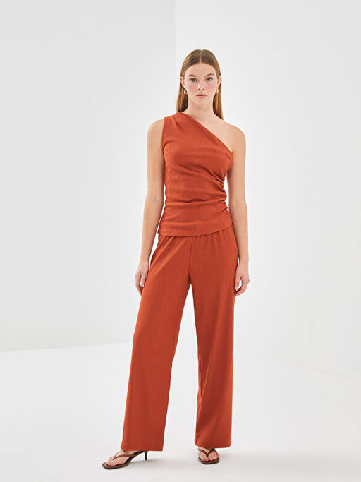 Tek Omuz Dokulu Kad?n Bluz