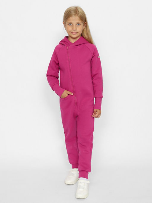 CRB wear/CWJG 90224-46 Комбинезон для девочки,циклама/Ex.Cherubino  фото 3