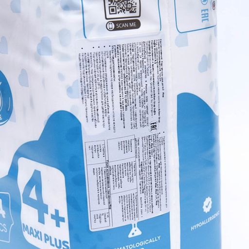 Подгузники детские Pine Soft 4+ Maxi Plus (9-16 kg), 64 шт - Simaland фото 2