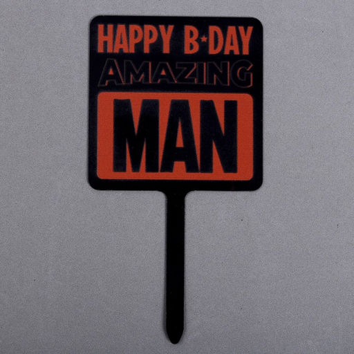 Топпер акрил Happy birthday - Страна карнавалия фото 2