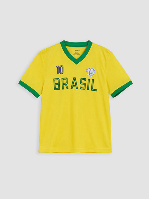 Brazilya Bask?l? Erkek ?ocuk Ti??rt
