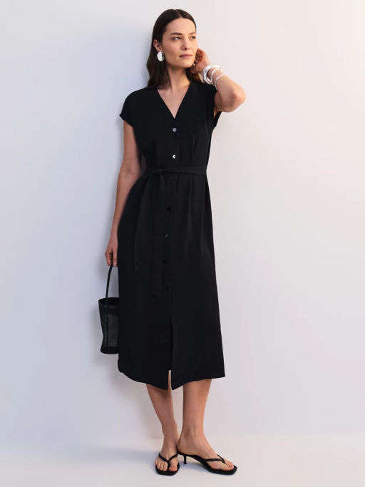 Платье миди с треугольным вырезом ZR2605012921-50 / Zarina