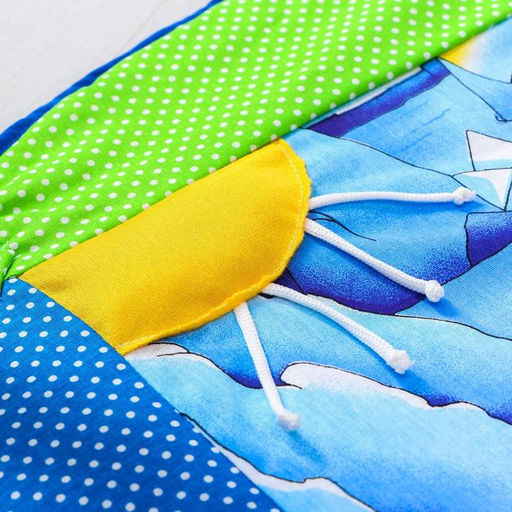 Развивающий коврик с дугами «Арктика», 100х87 см, 4 игрушки, Дельфин