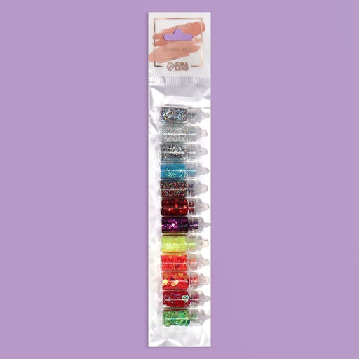 Набор для декора, 12 бутылочек, разноцветные - Qf фото 5