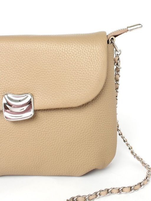 Сумка женская натуральная кожа GU 2066-99147, 1отд+карм/перег, плечевой ремень, капучино SALE 261152 - Adelia фото 4