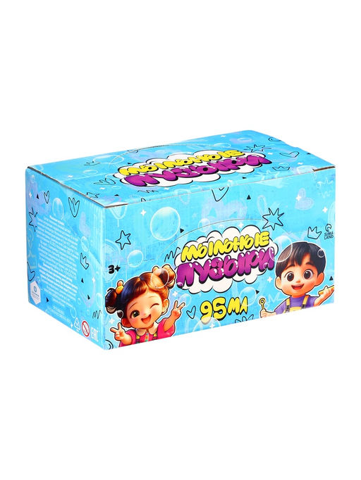 Мыльные пузыри, 95 мл жёлтые, (набор 15 шт.)