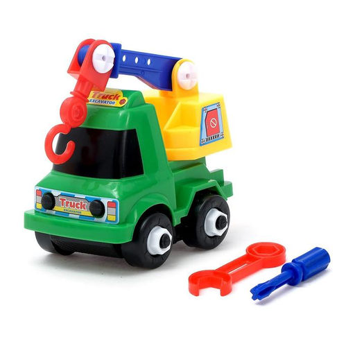 Пластмассовый конструктор Стройтехника, 20 деталь, МИКС - Simaland фото 12