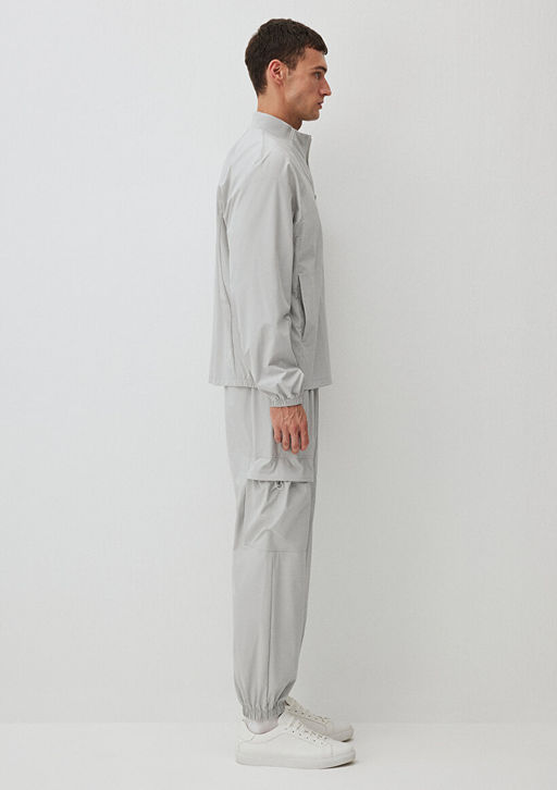 Gri Ceket - Mavi фото 3