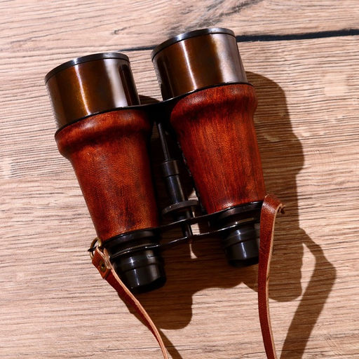 Бинокль на ремне, линза 5 см, латунь, кожа - Simaland фото 3