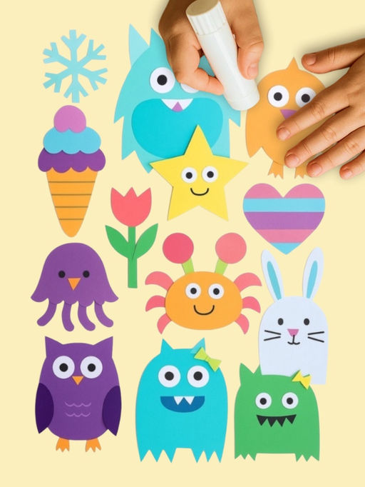 Цена за 5 шт. Бумага цветная А4, 16 листов, 16 цветов, Calligrata, газетная, двусторонняя, на скобе